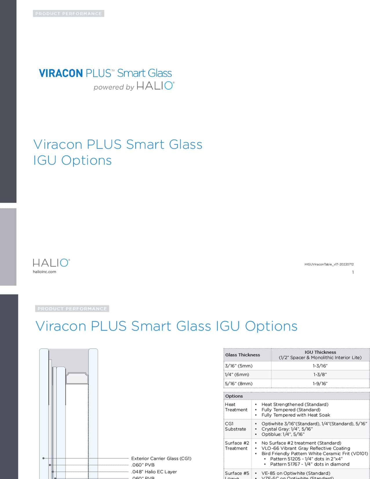 Viracon PLUS Smart Glass IGU Options